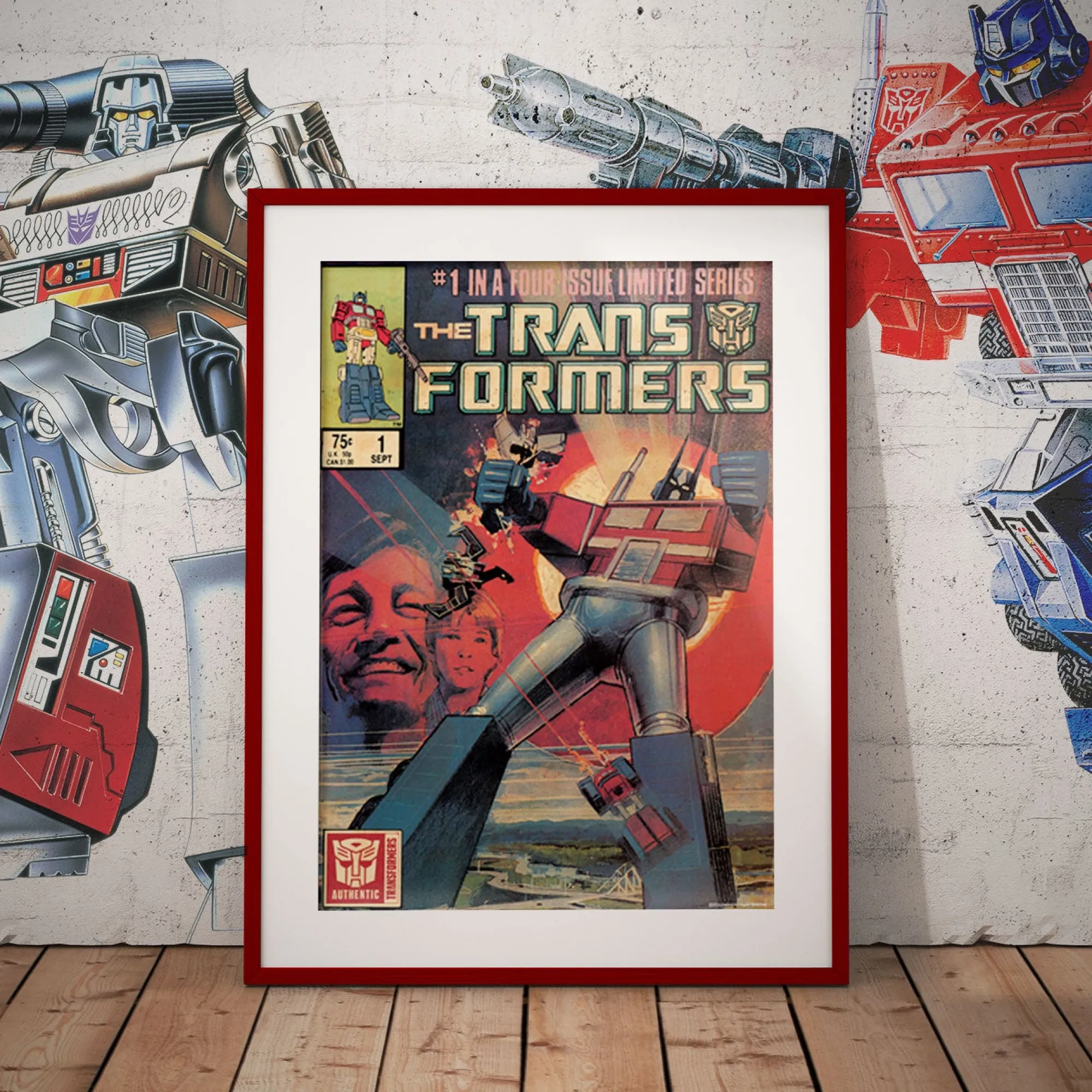 Fanattik Transformers Limitierter Kunstdruck zum 40. Jahrestag Best