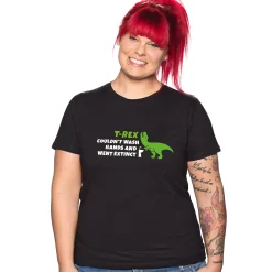 getDigital T-Rex couldn't wash hands Schwarz