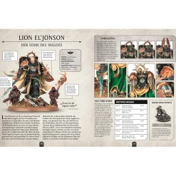 Warhammer 40K Lexikon der Figuren mit Leutnant Titus Miniatur Discount